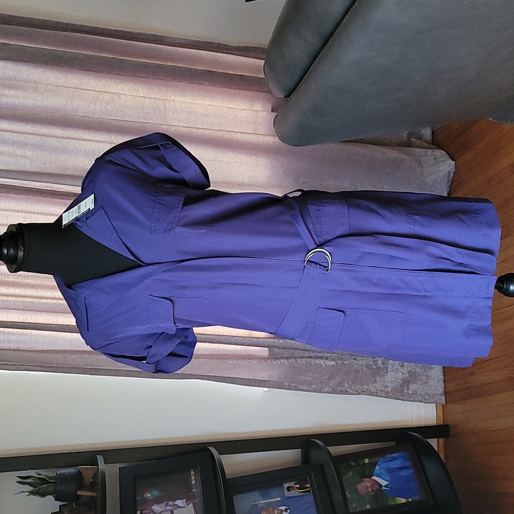 Zip Front Dress with Belt